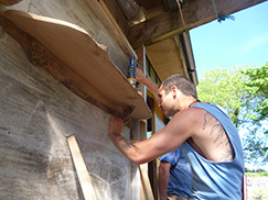 natural edge wood course